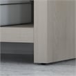 Echo 56W Craft Table in Gray Sand - Engineered Wood