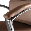 BBF Studio C High Back Contemporary Faux Leather Executive Office Chair in Tan