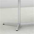 BBF Fabric Conference Table with Set of 8 Office Chairs in Dark Gray