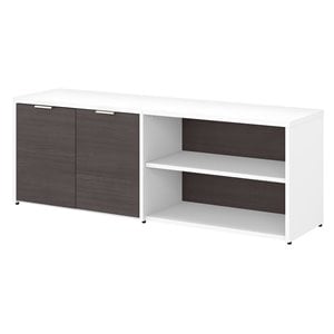 Bush Business Furniture Jamestown Low Storage Cabinet with Doors and Shelves