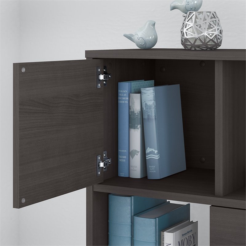 Bush Business Furniture Jamestown 6 Cube Organizer in Storm Gray JTB130SG