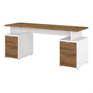 Bush Business Furniture Jamestown 72W Desk with 4 Drawers