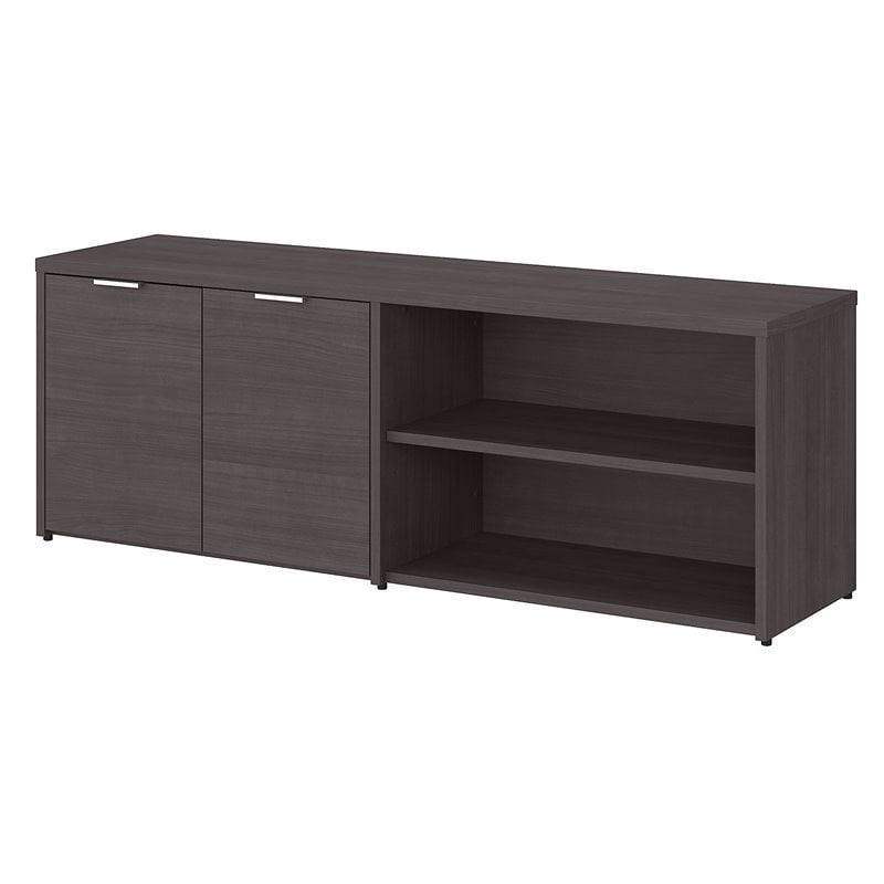 Bush Business Furniture Jamestown Low Storage Cabinet with Doors and Shelves - JTS160SG