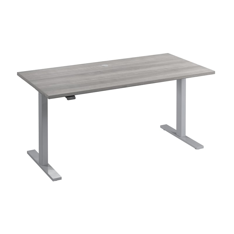 Move 60 Series 60W Adjustable Standing Desk in Platinum Gray - Engineered Wood