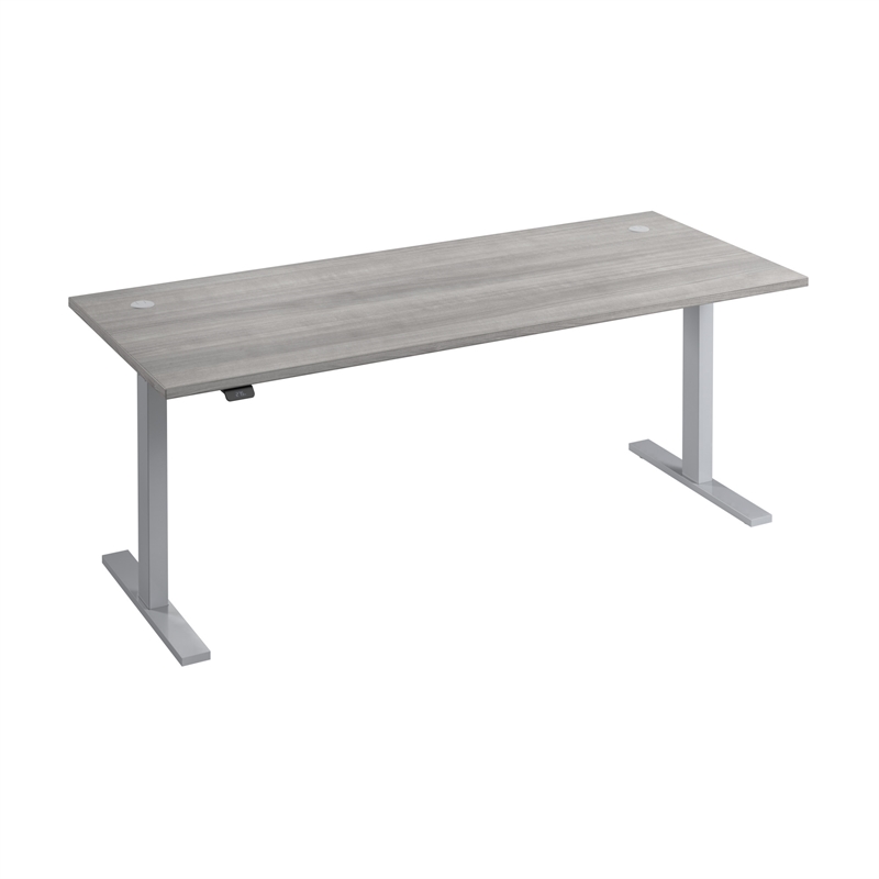 Move 60 Series 72W Adjustable Standing Desk in Platinum Gray - Engineered Wood