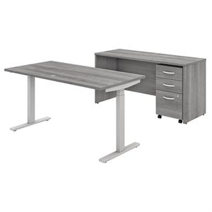 Studio C 60W Adjustable Standing Desk Set  - Engineered Wood