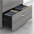 Studio C 2 Drawer Lateral File Cabinet in Platinum Gray - Engineered Wood