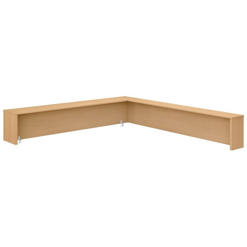 Bush Business Furniture Studio C 72W Reception Desk Shelf in Natural