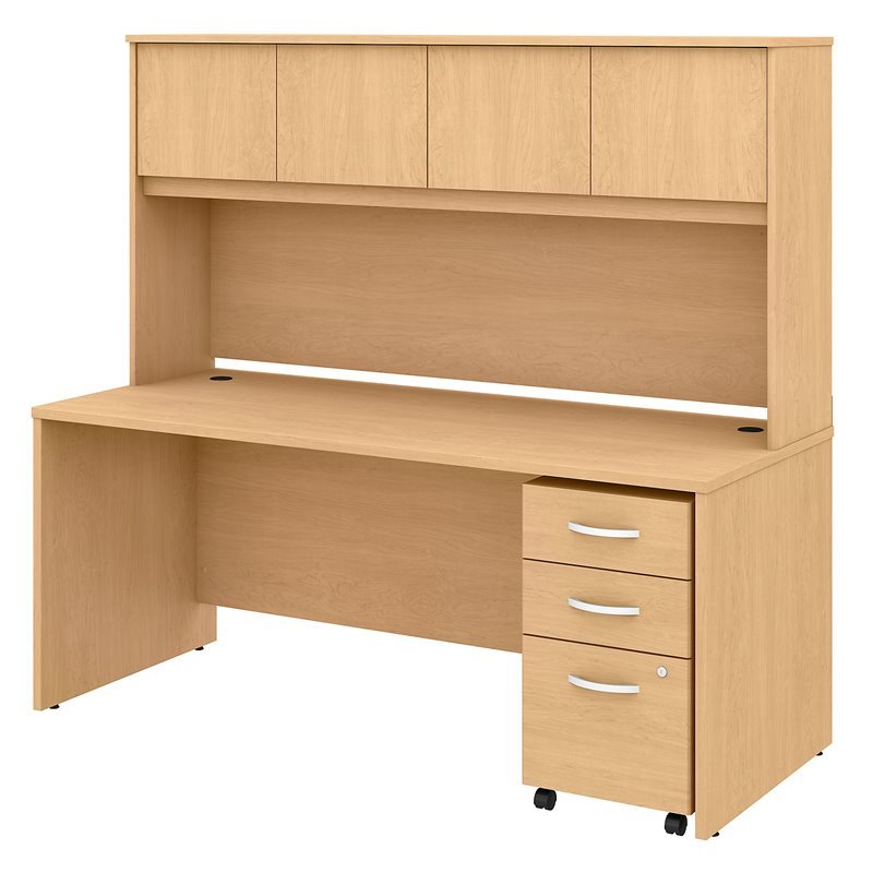 Bush Business Furniture Studio C 72W x 30D Office Desk with Drawers and
