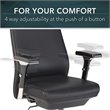 Bush Business Furniture Studio C Mid Back Leather Executive Office Chair