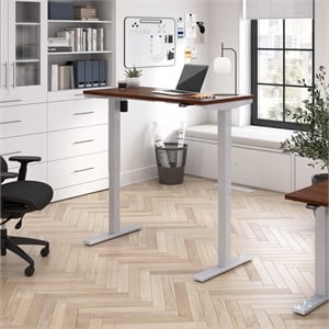 Move 40 Series 48W Adjustable Standing Desk in Hansen Cherry - Engineered Wood