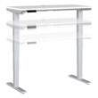 Move 40 Series 48W Height Adjustable Desk in White - Engineered Wood