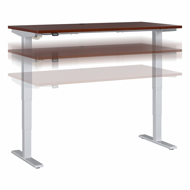 Move 40 Series 60W Height Adjustable Desk in Hansen Cherry - Engineered Wood