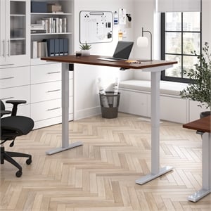 Move 40 Series 60W Adjustable Standing Desk in Hansen Cherry - Engineered Wood