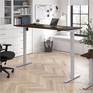 Move 40 Series 72W Adjustable Standing Desk in Mocha Cherry - Engineered Wood