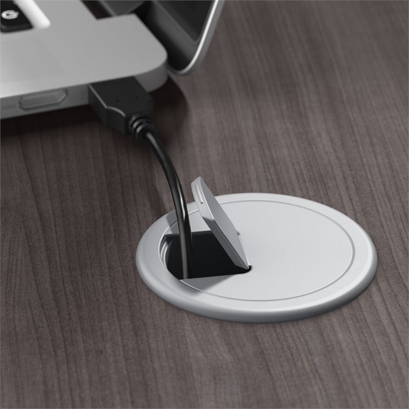 Move 40 Series 72W Adjustable Standing Desk in Storm Gray - Engineered Wood