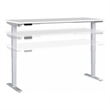Move 40 Series 72W Height Adjustable Desk in White - Engineered Wood