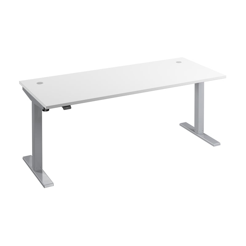 Move 40 Series 72W Adjustable Standing Desk in White - Engineered Wood