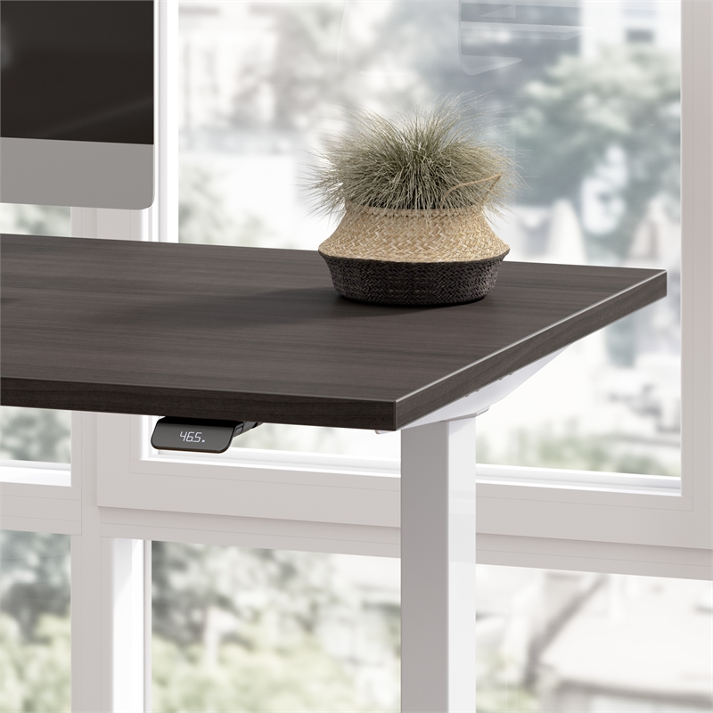 Move 40 Series 48W Adjustable Standing Desk in Storm Gray - Engineered Wood