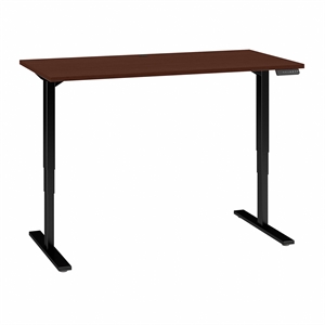 Move 80 Series 60W x 30D Adjustable Desk in Harvest Cherry - Engineered Wood
