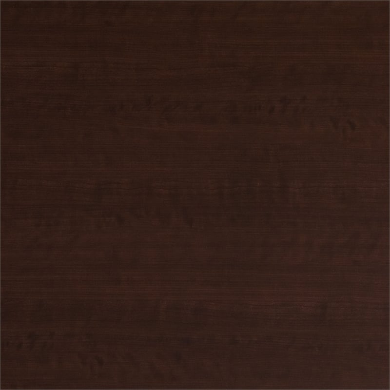 Office in an Hour 2 Person Cubicle Desk Set in Mocha Cherry - Engineered Wood