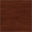Office in an Hour 4 Person L Cubicle Desk Set in Hansen Cherry - Engineered Wood