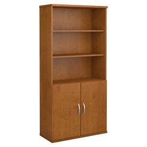 Bush Business Furniture Series C 36W 5 Shelf Bookcase With Doors