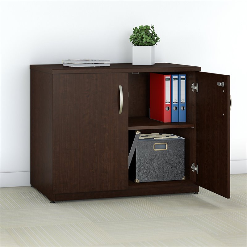 Bush Business Furniture Easy Office 36W Storage with Doors and
