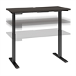 Move 60 Series 48W x 24D Height Adjustable Desk in Storm Gray - Engineered Wood