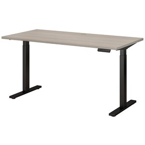 Move 60 Series 60W x 30D Height Adjustable Desk in Sand Oak - Engineered Wood