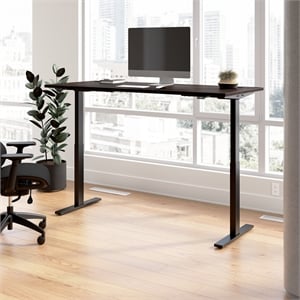 Move 60 Series 72W Adjustable Standing Desk in Black Walnut - Engineered Wood