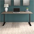 Move 60 Series 72W x 30D Adjustable Desk in Modern Hickory - Engineered Wood