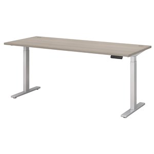 Move 60 Series 72W x 30D Height Adjustable Desk in Sand Oak - Engineered Wood