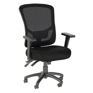 BBF Series A High Back Contemporary Fabric Executive Office Chair in Black