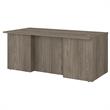 Office 500 72W x 36D Executive Desk in Modern Hickory - Engineered Wood