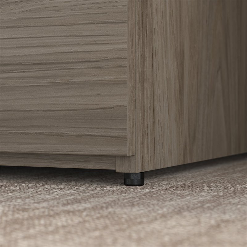 Office 500 16W 2 Drawer File Cabinet in Modern Hickory - Engineered Wood
