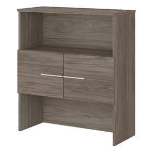 office 500 36w bookcase hutch in modern hickory - engineered wood