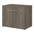 Office 500 36W Storage Cabinet with Doors in Modern Hickory - Engineered Wood