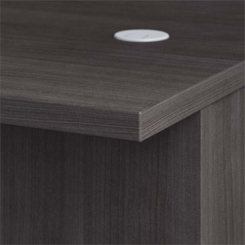 Office 500 Height Adjustable U Shaped Desk in Storm Gray - Engineered Wood
