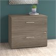 Office 500 36W 2 Drawer Lateral File Cabinet in Modern Hickory - Engineered Wood