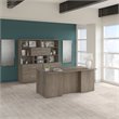 Office 500 72W Executive Desk with Storage in Modern Hickory - Engineered Wood