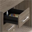 Office 500 72W Executive Desk with Storage in Modern Hickory - Engineered Wood