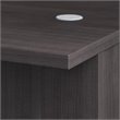 Office 500 72W Executive Desk with Storage in Storm Gray - Engineered Wood