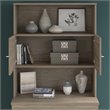 Office 500 Lateral File Cabinet with Hutch in Modern Hickory - Engineered Wood