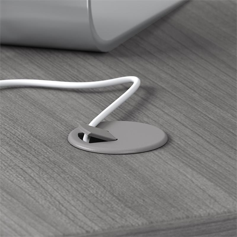 400 Series 60W x 30D Table Desk in Platinum Gray - Engineered Wood
