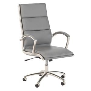Bush Business Furniture 400 Series Modelo Leather High Back Manager's Chair 400S234