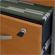 Series C 60W Office Desk with Drawers in Natural Cherry - Engineered Wood