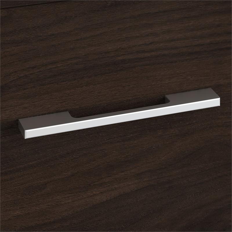 Office 500 72W Desk Hutch in Black Walnut - Engineered Wood