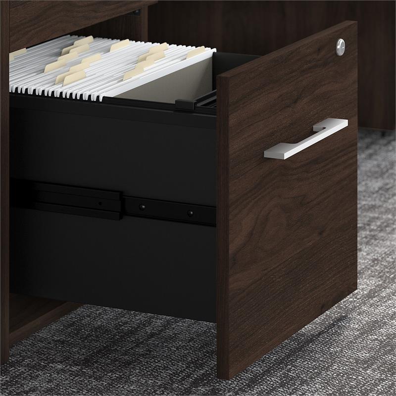 Office 500 16w 3 Drawer File Cabinet In, Walnut Filing Cabinet 3 Drawer