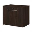 Office 500 36W Storage Cabinet with Doors in Black Walnut - Engineered Wood